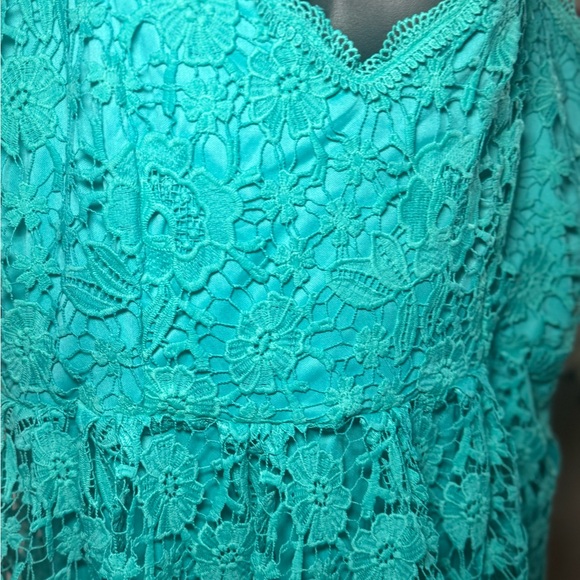 Boohoo Crochet Spaghetti Strap Dress Size 14 - Picture 2 of 6